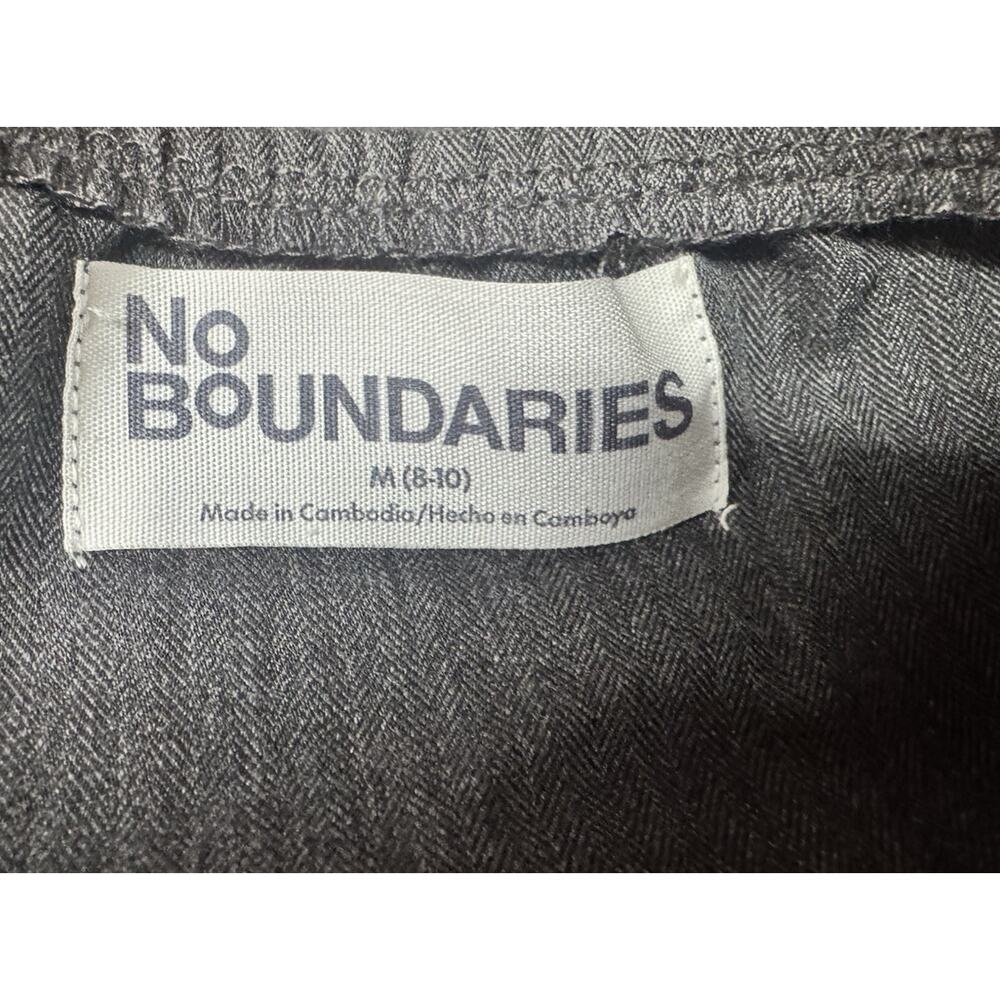 Gray Herringbone Womens Lace Trim Cami Tank Top Babydoll Coquette Bow Sz Medium - Picture 4 of 7